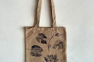 Botanical Monoprint Tote Bags